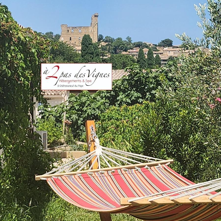 A 2 pas des vignes, hébergements et SPA à Châteauneuf du Pape, maison numéro 6 Exterior foto